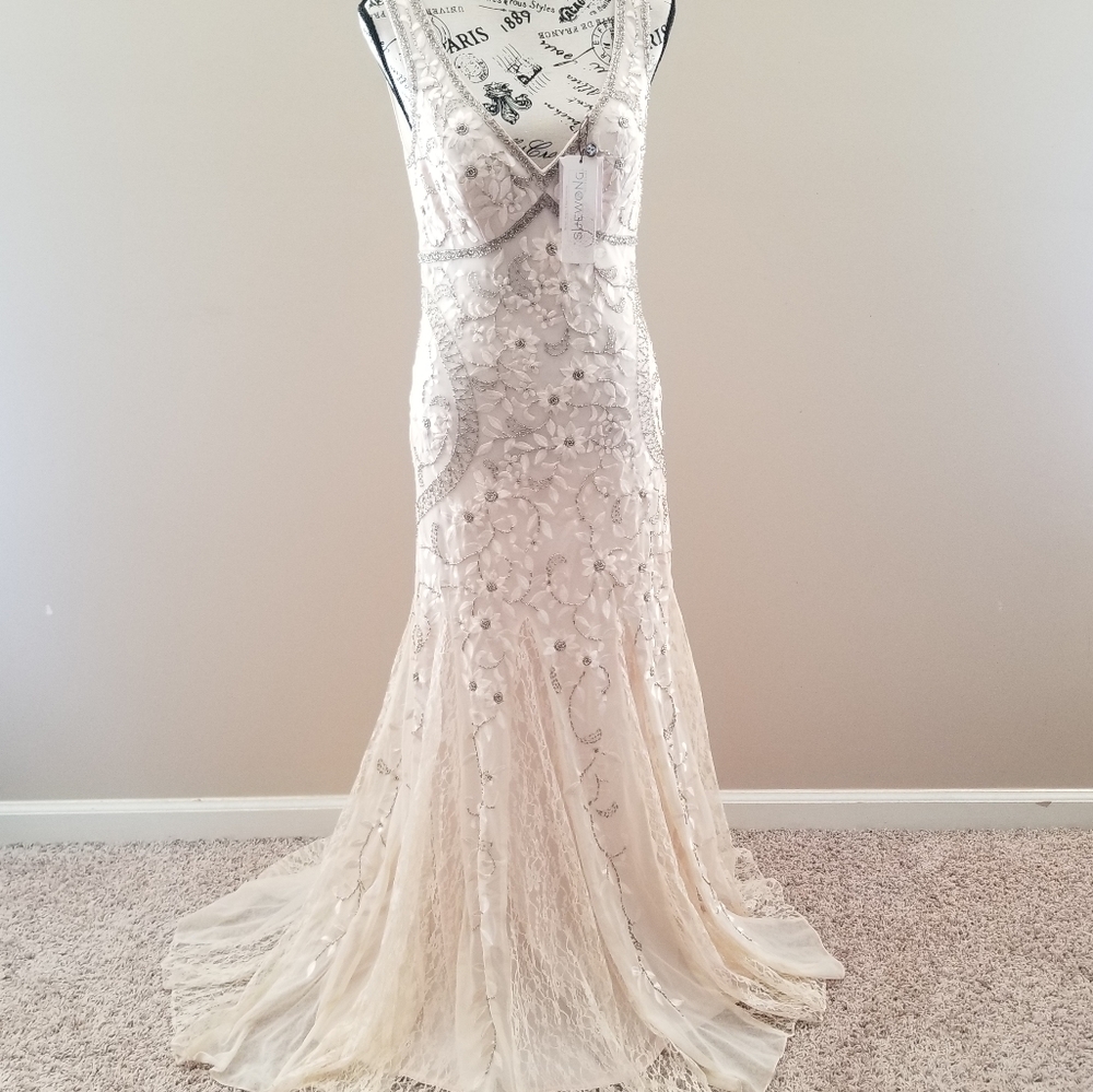 Sue Wong Dress. Size 8 Blush Only tried on never worn otherwise.